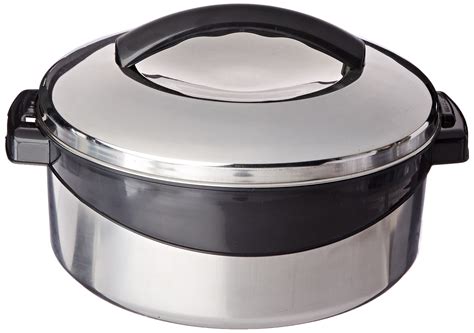 steel hot box|Milton Casserole for hot food, insulated stainless steel hot pot with .